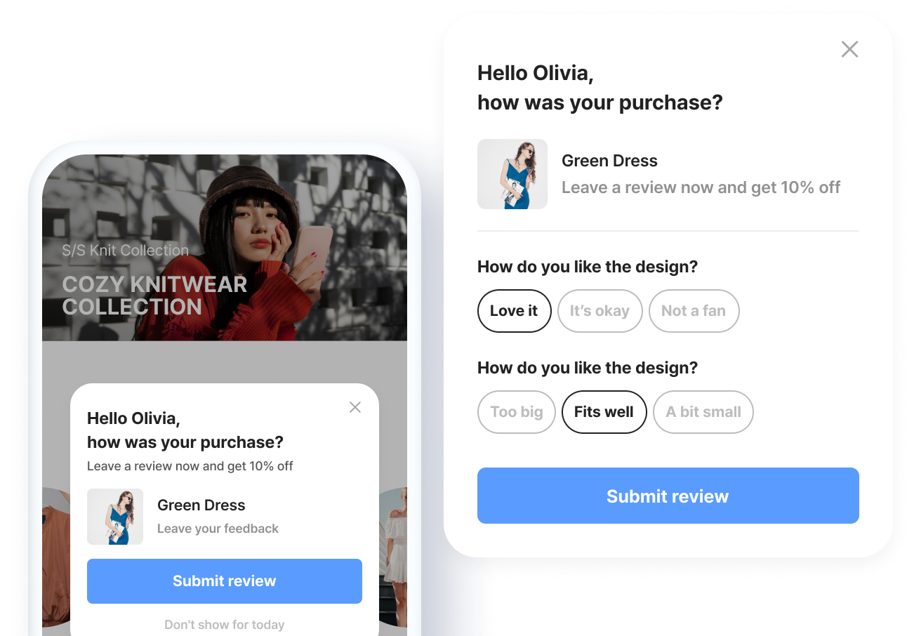 CREMA collect review_email requests