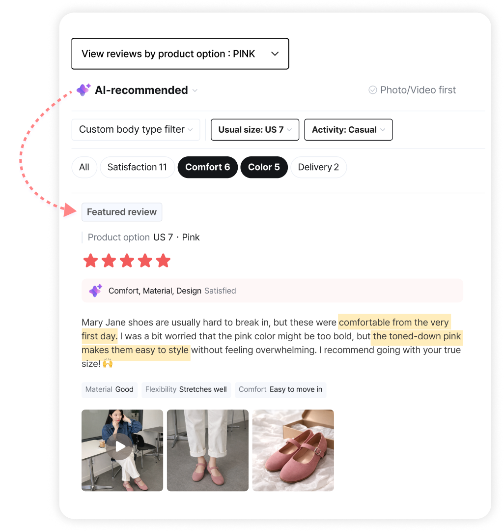 CREMA REVIEW_review marketing_sorting&filtering